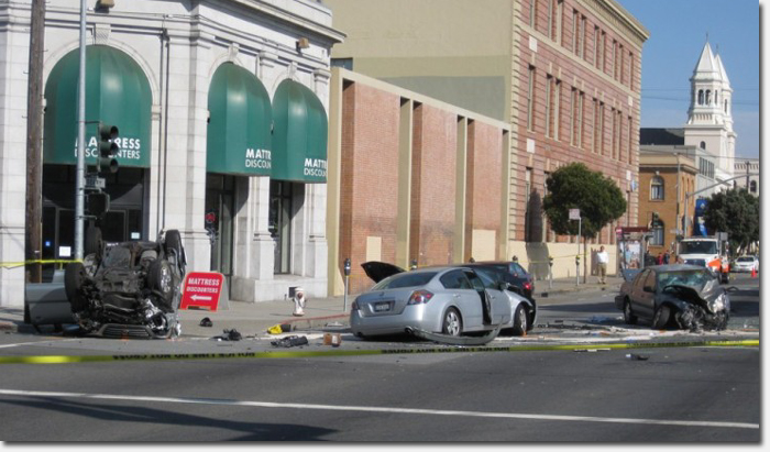 Stolen car running red light leads to major accident at 10th Ave ...
